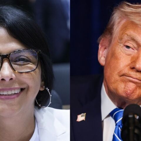 Η Ντέλσι Ροντρίγκες και ο Ντόναλντ Τραμπ