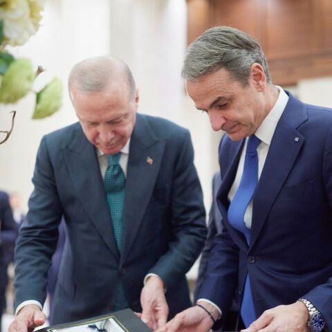 Συνάντηση Μητσοτάκη – Ερντογάν: Τα νησιά και τα σύνορα είναι στη θέση τους