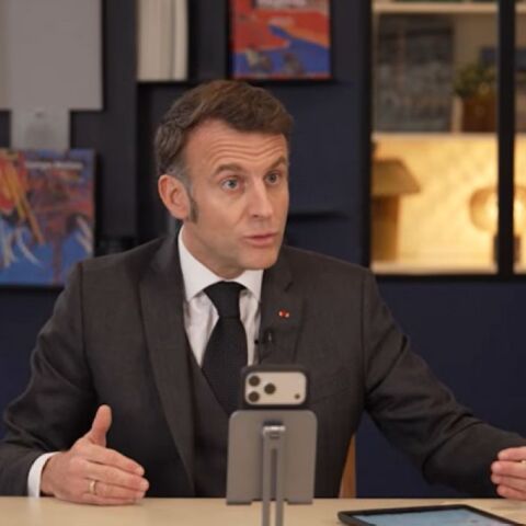 O Εμανουέλ Μακρόν σε πρόσφατη συνέντευξη του