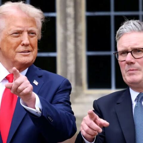 Ο Ντόναλντ Τραμπ και ο Κιρ Στάρμερ