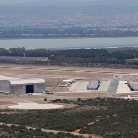 Πανοραμική άποψη της Βρετανικής Βάσης στο Ακρωτήρι της Κύπρου