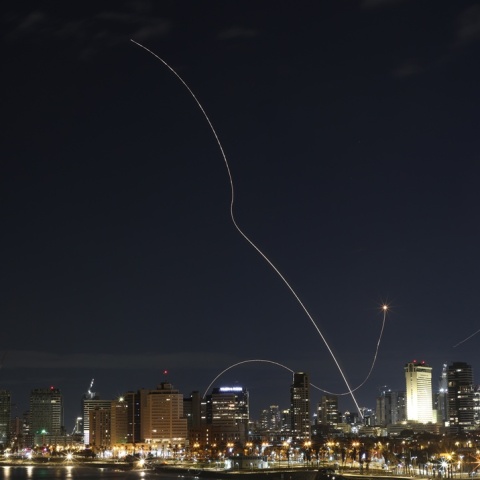 Στιγμιότυπο στον ουρανό του Τελ Αβίβ