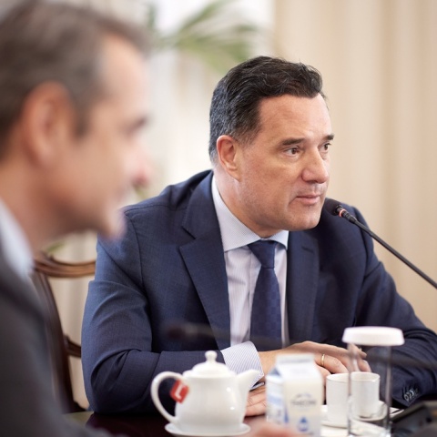 Ο υπουργός Υγείας, Άδωνις Γεωργιάδης