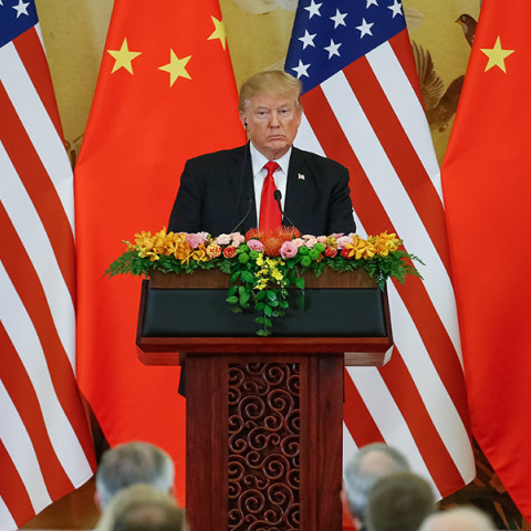 Ο Ντόναλντ Τραμπ στην Κίνα