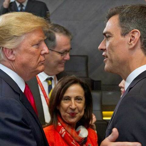 Ντόναλντ Τραμπ και Πέδρο Σάντσεθ