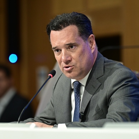 Ο υπουργός Υγείας, Άδωνις Γεωργιάδης