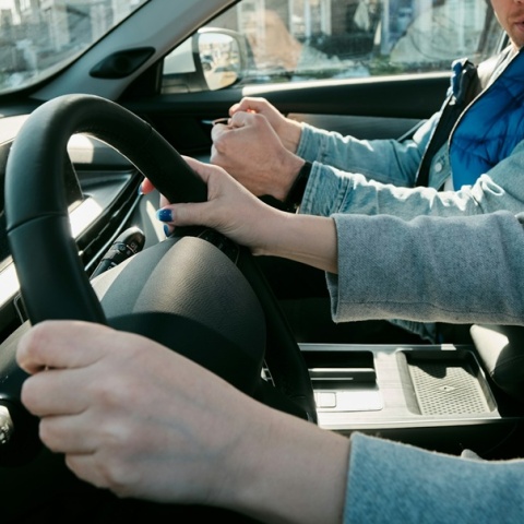 Στιγμιότυπο από μάθημα οδήγησης