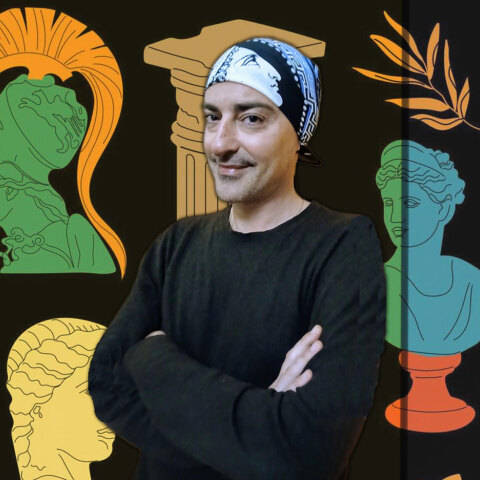 Τα μαντίλια του Γιώργου Παυριανού | Θανάσης Αλευράς με μαντίλα του Γιώργου