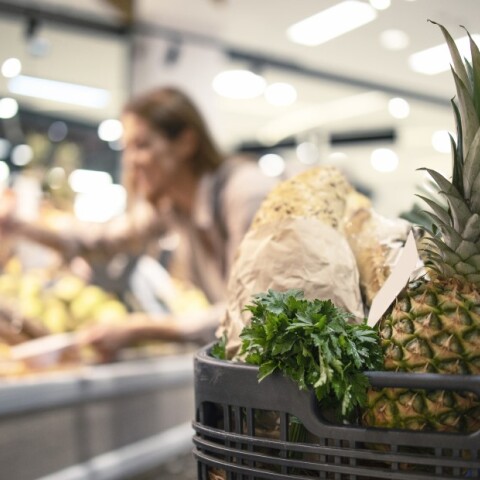 Αγορά τροφίμων στα σούπερ μάρκετ