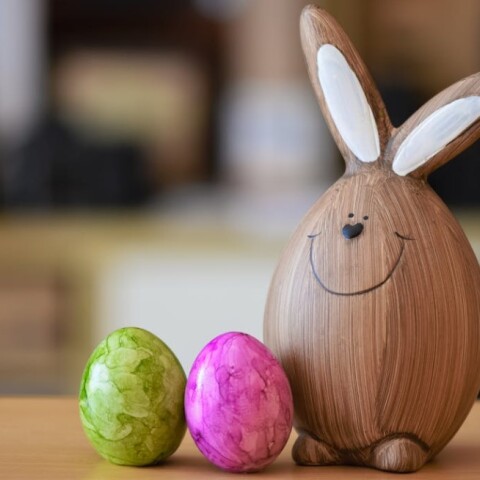 Διακοσμητικός λαγός και αυγά για το Πάσχα 2026