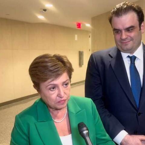 Κρισταλίνα Γκεοργκίεβα και Κυριάκος Πιερρακάκης