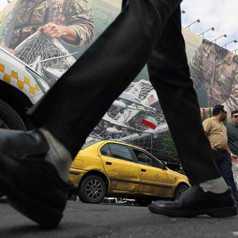 Mural στην Τεχεράνη για τον πόλεμο του Ιράν με τις ΗΠΑ