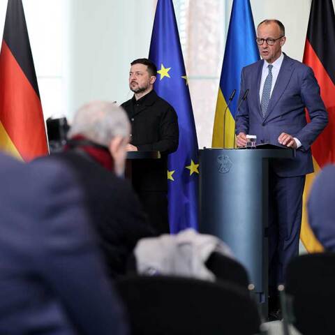 Συνάντηση Μερτς και Ζελένσκι στο Βερολίνο