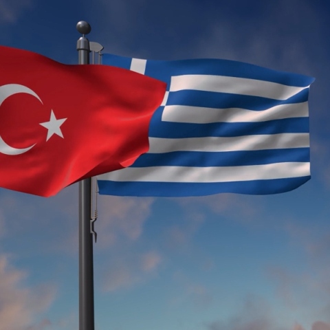 Σημαίες Ελλάδας και Τουρκίας