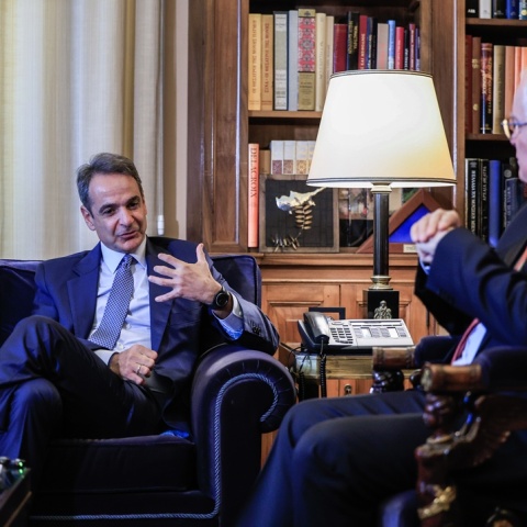 Κυριάκος Μητσοτάκης και Κωνσταντίνος Τασούλας