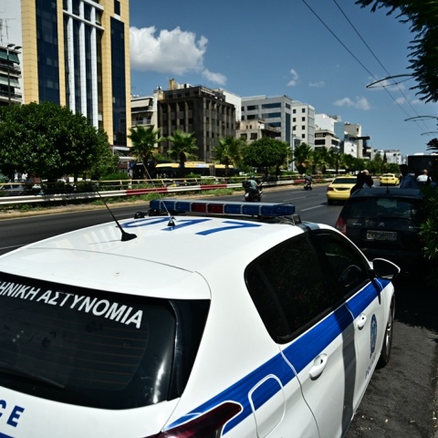 Περιπολικό της ΕΛ.ΑΣ. στη Λεωφόρο Συγγρού