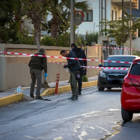 Το σημείο της δολοφονίας του 20χρονου από τον 54χρονο στην Αμμουδάρα του Ηρακλείου Κρήτης