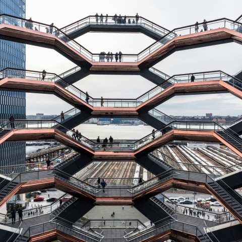 Τhomas Heatherwick The Vessel, Hudson Yards, New York, NY, USA