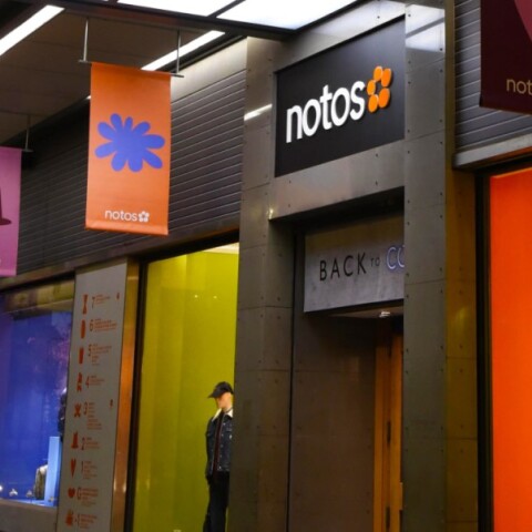 Τα πολυκαταστήματα Notos στη συμβολή Αιόλου και Σταδίου