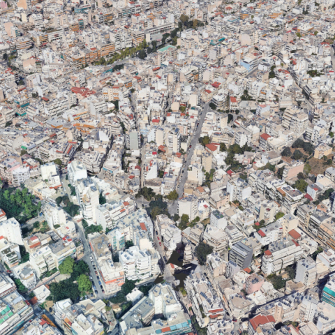 Η πυκνή δόμηση της Αθήνας 
