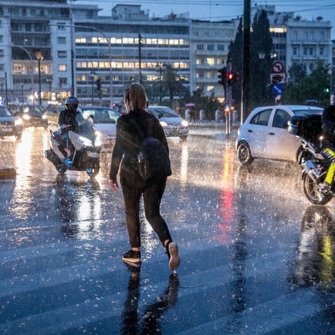 Βροχή στην Αθήνα