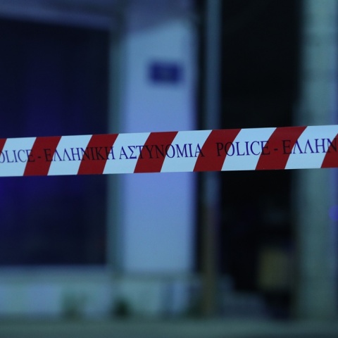 Κορδέλα της Αστυνομίας σε σημείο που έχει αποκλειστεί