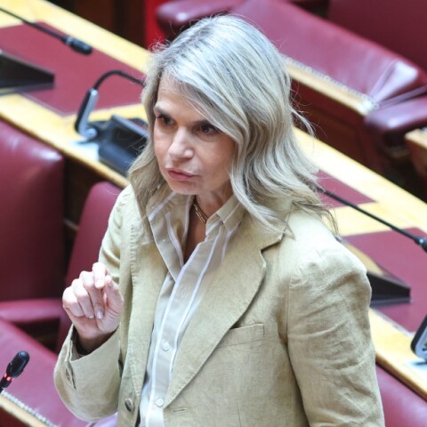 Η Μιλένα Αποστολάκη στη Βουλή