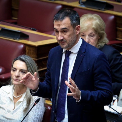 Αλέξης Χαρίτσης και Πέτη Πέρκα