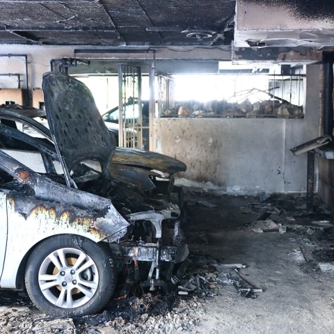Στιγμιότυπο από το σημείο της δολοφονικής επίθεσης στη Θεσσαλονίκη