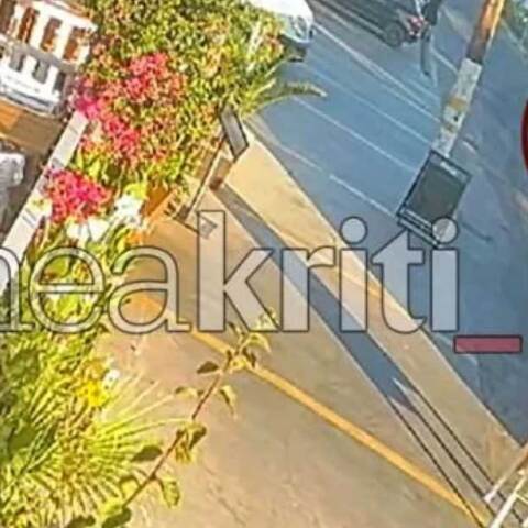 Αυτοκίνητο «απογειώνεται» στην Κρήτη μετά από τροχαίο