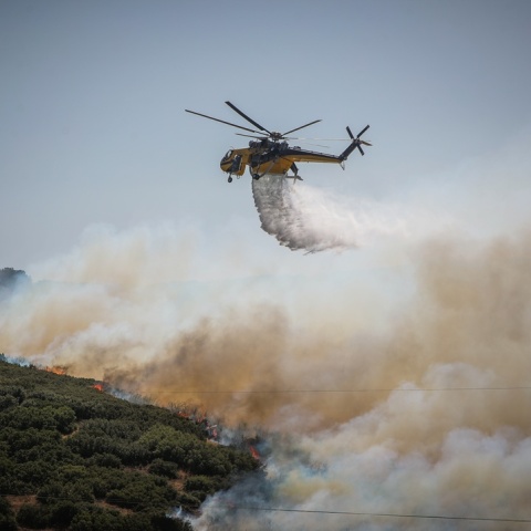 Φωτιά στο Ωραιόκαστρο Θεσσαλονίκης