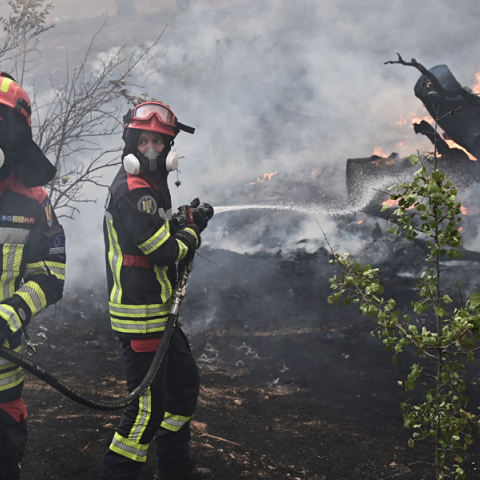 Mάχη με την μεγάλη πυρκαγιά που ξεκίνησε από την Βοιωτία και επεκτάθηκε και στην Αττική, 3 Αυγούστου 2026