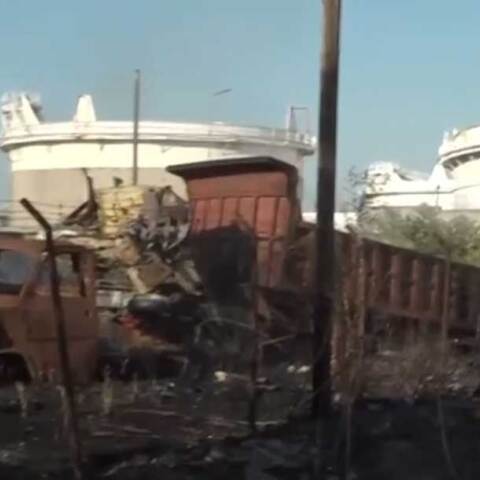 Συνεργείο αυτοκινήτων κάηκε στη Θεσσαλονίκη