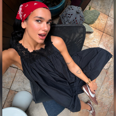 Dua Lipa με μπαντάνα 