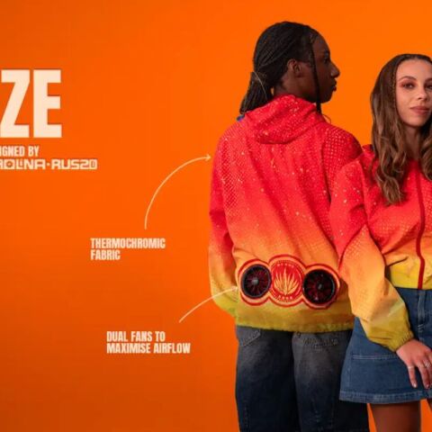 Το festival jacket που σχεδιάστηκε για τον καύσωνα
