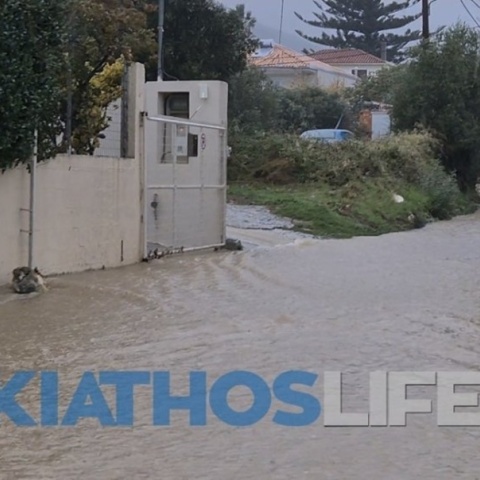 Ζημιές στη Σκιάθο από την κακοκαιρία: Παρασύρθηκαν οχήματα, έπεσαν δέντρα - Κλειστά τα σχολεία