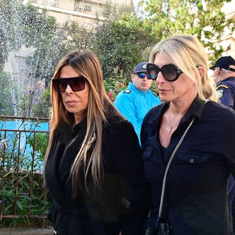 H Άντζελα Δημητρίου στο μνημόσυνο του Γιώργου Μαζωνάκη