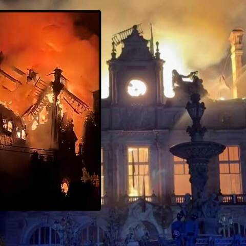 Διαδηλωτές στη Γαλλία πυρπόλησαν το δημαρχείο της Λιμόζ, καταστρέφοντας το ιστορικό κτίριο