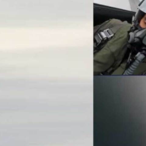 Ο πιλότος του μαχητικού F-16 της ομάδας «ΖΕΥΣ» στη Θεσσαλονίκη για την 28η Οκτωβρίου