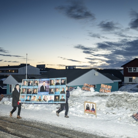 Εικόνες των υποψηφίων στις βουλευτικές εκλογές στη Γροιλανδία