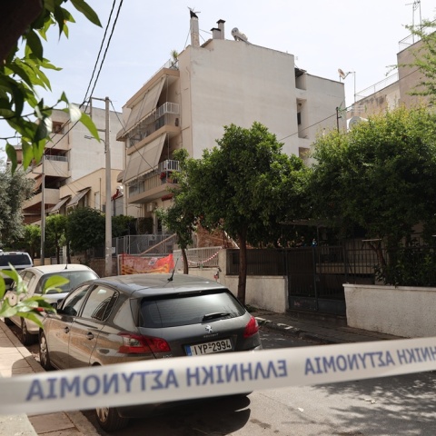 Το σπίτι όπου διαπράχθηκε η γυναικοκτονία στη Νέα Χαλκηδόνα