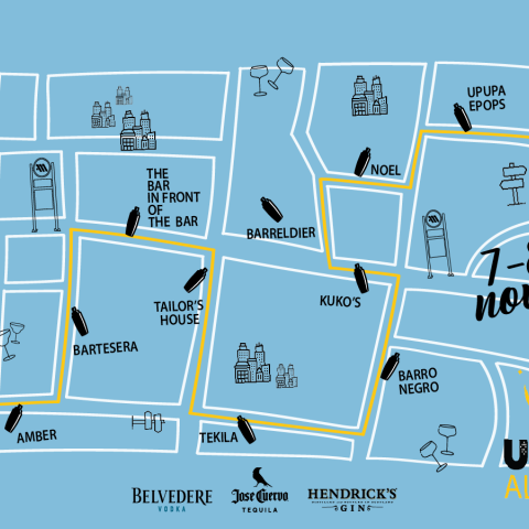 χάρτης με bar