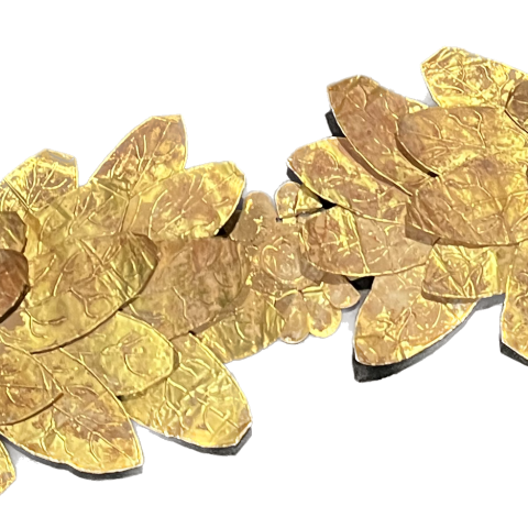 Χρυστό διάδημα με φύλλα δάφνης των ελληνιστικών χρόνων