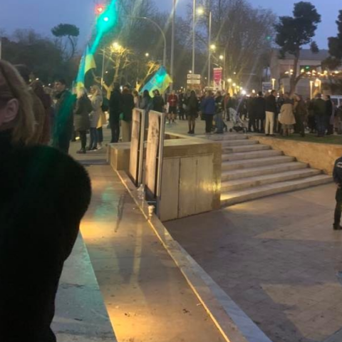 Θεσσαλονίκη: συγκέντρωση για τον ένα χρόνο από τη ρωσική εισβολή στην Ουκρανία