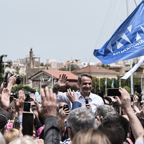 Εκλογές 2023 - Επίσκεψη του Πρωθυπουργού Κυριάκου Μητσοτάκη στο Λαύριο