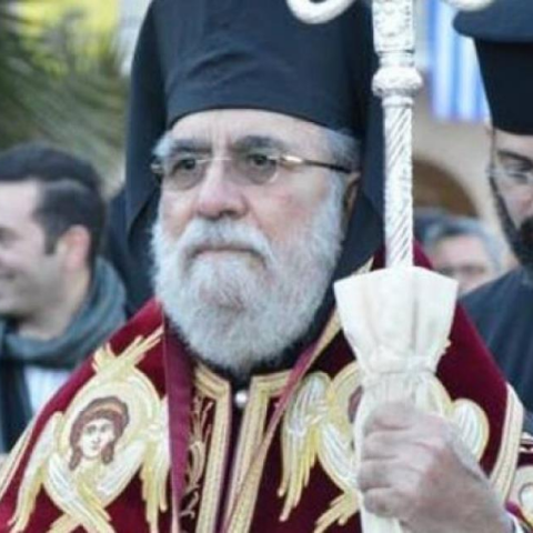 Ο τέως Μητροπολίτης Κιτίου, Χρυσόστομος