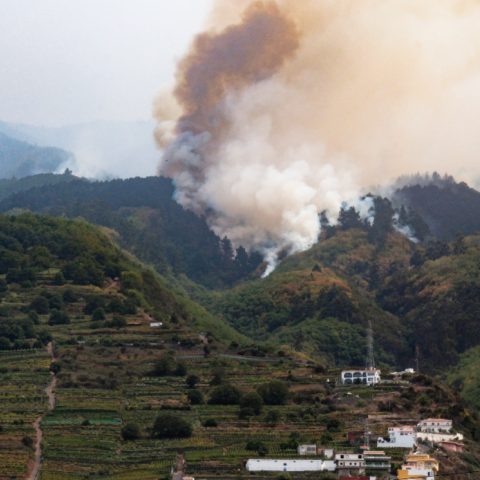 Η φωτιά στην Τενερίφη