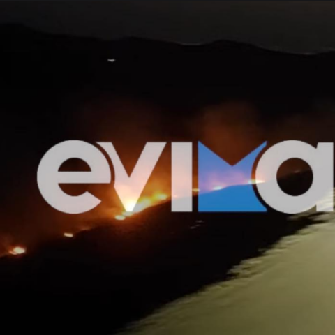 Φωτιά τώρα στην Εύβοια