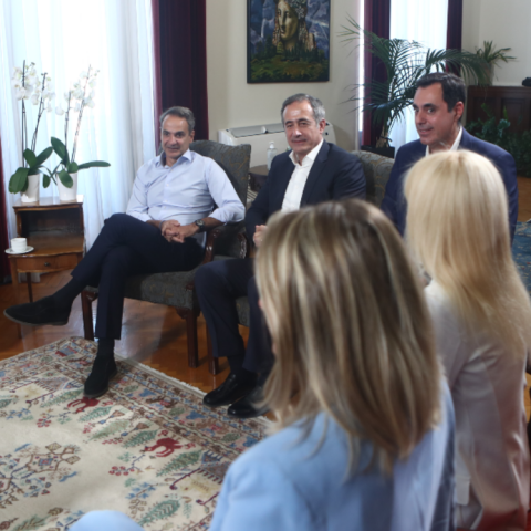 Συνάντηση του  Κυριάκου Μητσοτάκη με εκπροσώπους παραγωγικών και επιστημονικών φορέων της βόρειας Ελλάδας