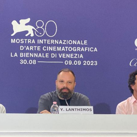 Ο Γιώργος Λάνθιμος στο 80ό Φεστιβάλ Βενετίας 